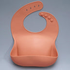 Newborns Solid Silicone Baby Feeding Bibs Burp Cloths Fashionable Breastplate Baby Stuff For Kids