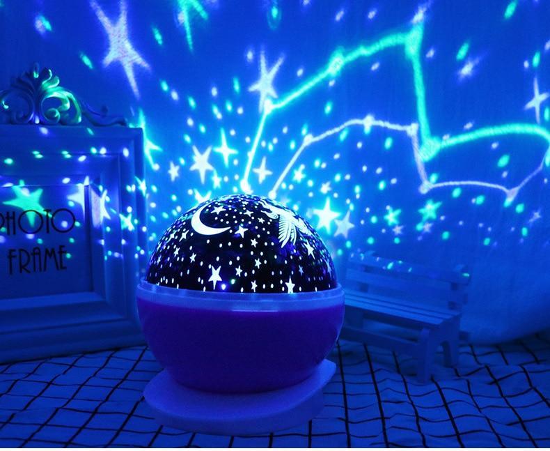 LED starry Night Light Projector Lamp For Baby And Children Sleep Room Interesting Light Shot Modern Lamp - SJB-DIAMOND ELITES
