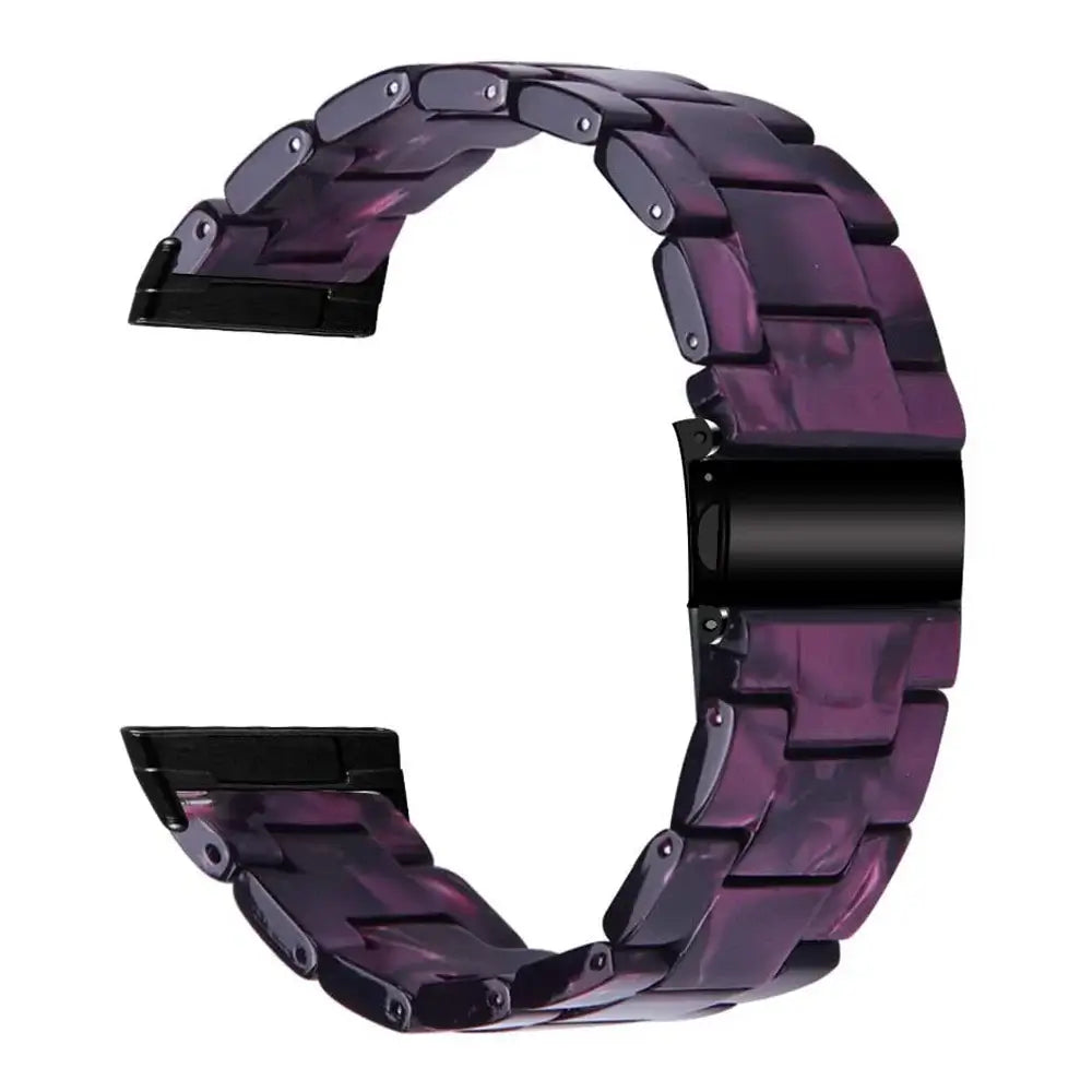 Fitbit Versa & Sense Resin Band - Stylish Straps for Sense - SJB-DIAMOND ELITES