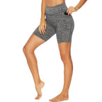 Casual Women's Yoga Pants Gym Fitness Sports Cropped Leggings Pocket Slim Pants Female Solid Color Women's Seamless Scrunch Legging Workout Leggings For Women Lift Tight Gym Yoga Home Pants Stevvex
