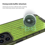 Ultra-Protective Phone Case Shockproof Case for iPhone 12 Mini 12 Pro 11 Pro Max 6s Plus Honeycomb Phone Cover for iPhone SE 7 8 XR XS Max Shock Absorption Protection Shockproof Soft Material Protective Case Suitable for iPhone Stevvex