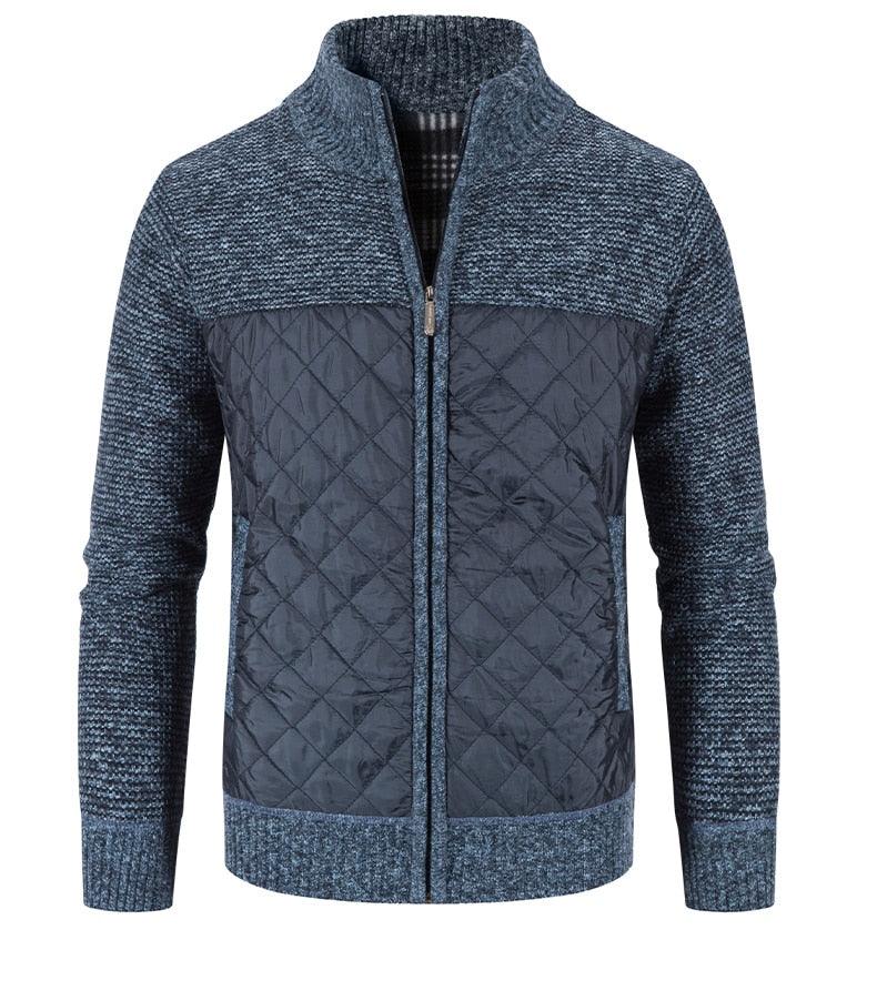 New Autumn Winter Jacket Men Warm Casual Slim Fit Fleece Jacket Elegant Jackets For Men Warm Soft Sweater Solid Jackets Casual Business Men Clothing Lightweight Hooded Jackets Stevvex