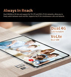Teclast 10,4 inch T40 Pro tablet 8gb RAM ROM 128GB Android 11/12 7000mAh fast charging 2000x1200 UNISOC T618/T616 8 cores 4G network, Wifi, 13MP + 8MP