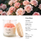 AIKUN Luxury Succulents Candles Glass Flower Bouquet Fragrance Aroma Soy Wax Wolfberry & Tarocco Blood Orange Scented Candle Lootquake LLC