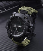 Military Survival  Men Watch With Compass/whistle /scraper/Waterproof 30M Outdoor Men Sports G Style -Shock Watch Relogio Masculino - SJB-DIAMOND ELITES