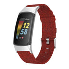 Fitbit Charge 5 6 Nylon Band - Durable Comfortable Strap - SJB-DIAMOND ELITES