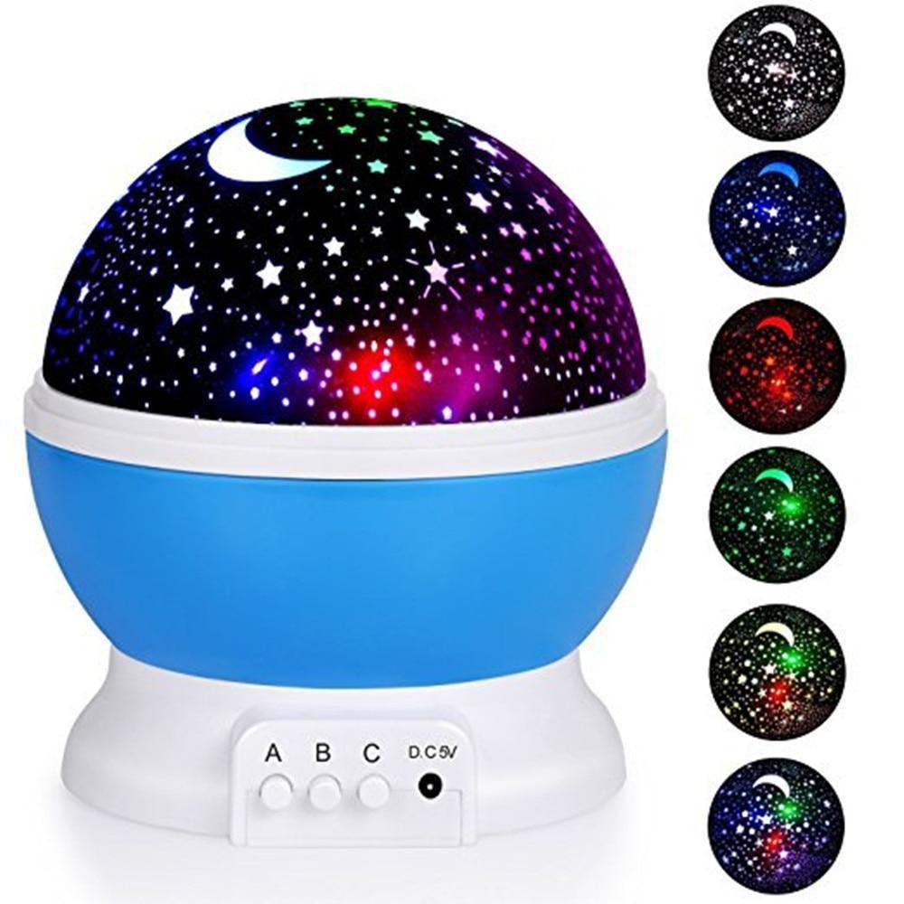 LED starry Night Light Projector Lamp For Baby And Children Sleep Room Interesting Light Shot Modern Lamp - SJB-DIAMOND ELITES