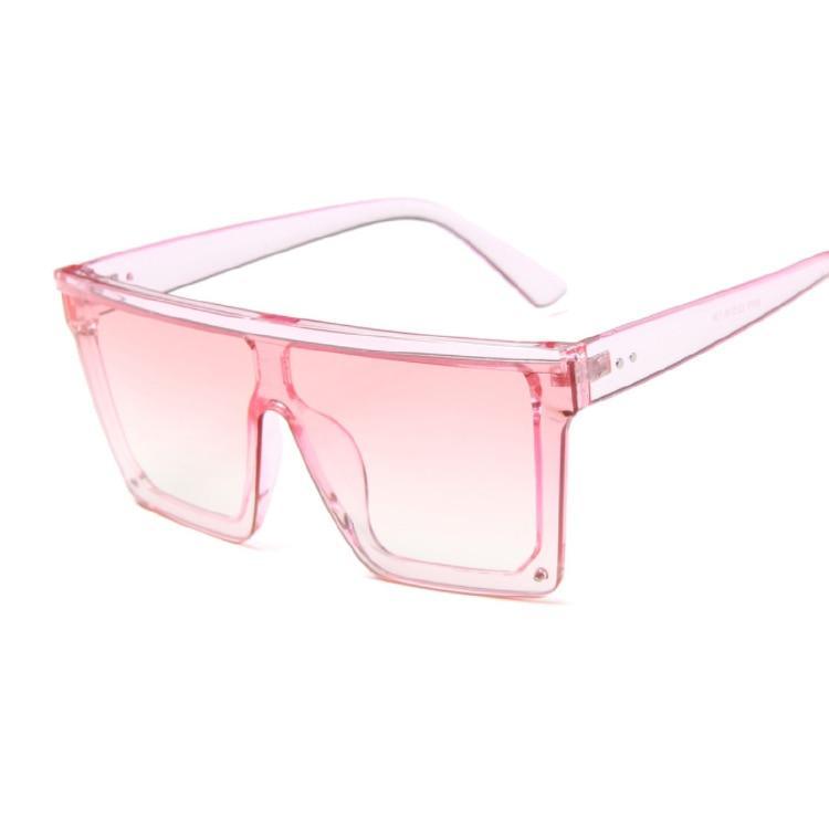 Retro Modern Elegant Square Sunglasses for Women and Lady With Big Frame Fashion Girls Sunglasses In Vintage Style With UV400 Protection - SJB-DIAMOND ELITES