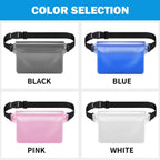 Waterproof Swimming Bag 3 Layers Water Proof Diving Beach Shoulder Waist Bag Underwater Mobile Phone Bag Case Waterproof Bag With Adjustable Waist Belt Comfortable Case For Phone Stevvex