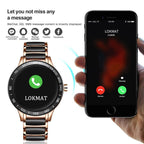 Luxury Ceramic Elegant Unisex Smart Watch With Heart Rate Monitor and Blood Pressure Fitness tracker Ceramic strap Sport Watch With Waterproof Protection - SJB-DIAMOND ELITES