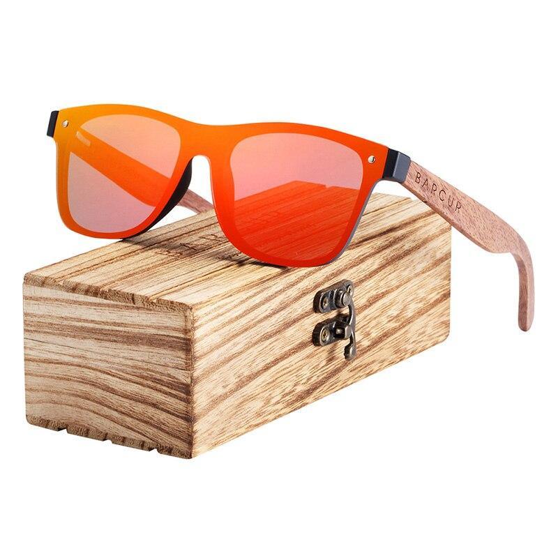 Polarized Black Walnut Wood Sunglasses Men Square Women Sun Glasses UV400 Oculos Gafas Oculos de sol masculino - SJB-DIAMOND ELITES