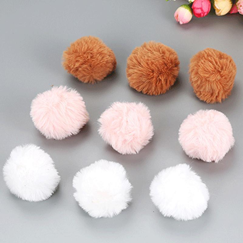 Cat Toys Cute Funny Stretch Plush Ball Cat Training Educational Toy Color Grinding Claw Filled Cotton Rabbit Fur Ball Cat Toys Soft Plush Scratching Balls Interactive Toys for Indoor Cats Kitten Stevvex
