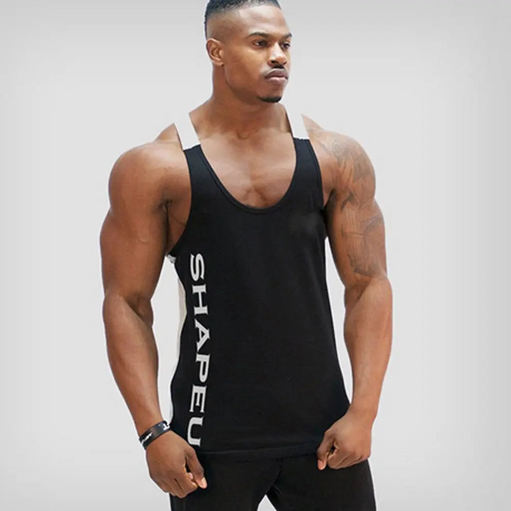 Men's Gym Stringer Tank Top