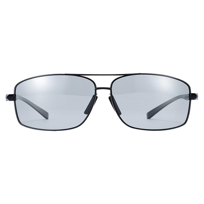 Luxury Elegent Rectangle Polarized Sunglasses Photochromic Driving Glasses For Men and Boys With UV400 Protection - SJB-DIAMOND ELITES