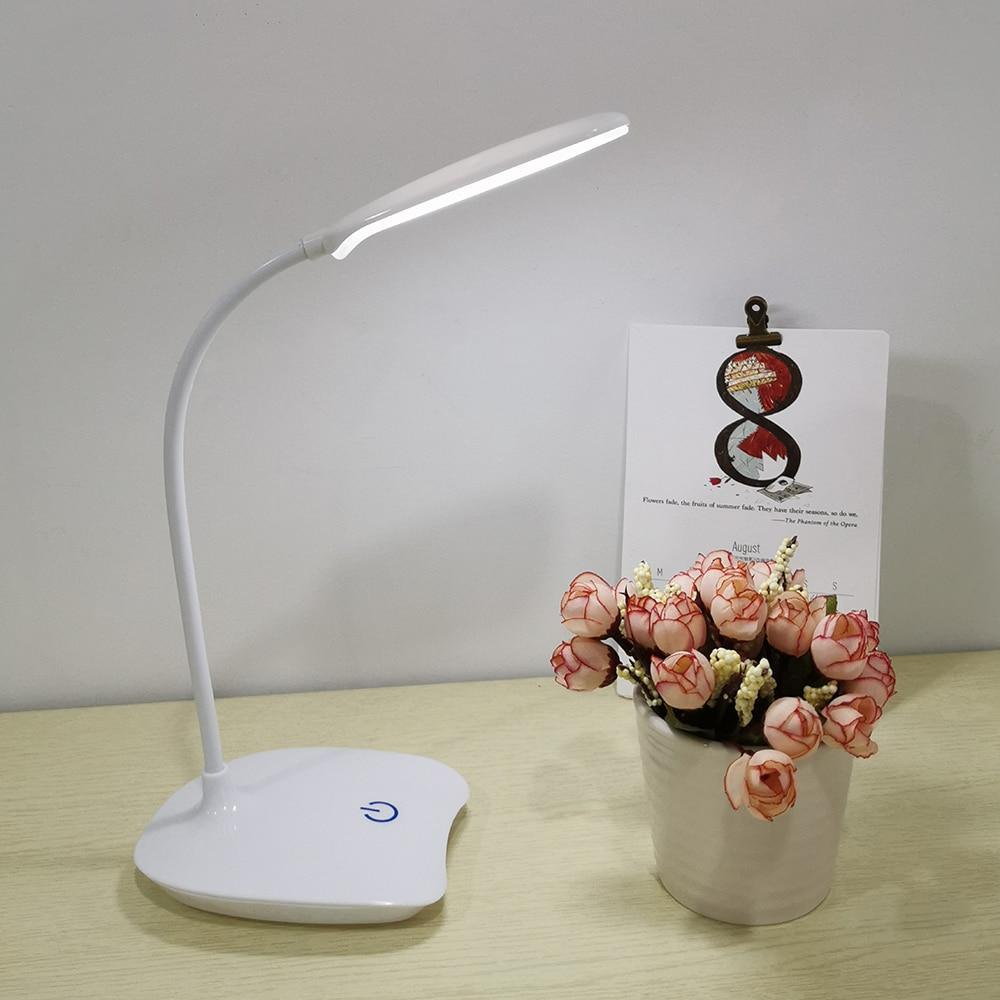 STEVVEX Reading Table Lamp LED Stand Desk Lamp With Rechargeable Battery Levels Brightness Study Reading Desk Lamp For Student Office - SJB-DIAMOND ELITES