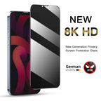8K Privacy Protective Glass For iPhone 11 12 13 14 Pro Max XR Anti Spy Tempered Glass For iPhone 14 13 12 Screen Protector Film Edge to Edge Case Friendly Screen Protection Film Stevvex