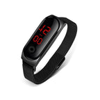 STEVVEX Men's Business Electronic Watch Simple Luxury Steel Belt Folding Buckle Sports Digital Watch For Men and woman - SJB-DIAMOND ELITES