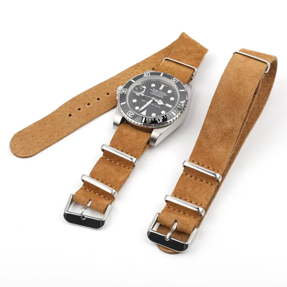 Ticwatch Suede Leather Strap - Stylish, Comfortable, Durable - SJB-DIAMOND ELITES