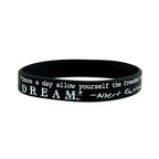 Dream Greatness Believe Motivation Silicone Rubber Bracelets Perfect Gift For Men And Women Cool Style - SJB-DIAMOND ELITES