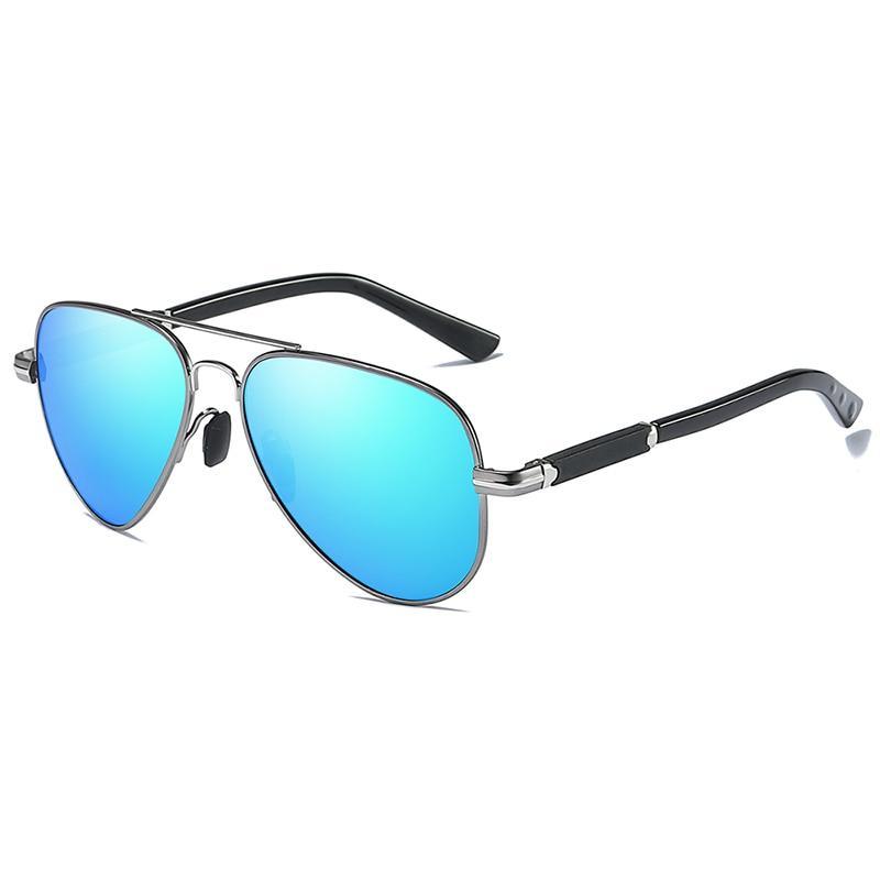 Aviation Luxury New Polarized Mens Sunglasses Pilot Style Men Accessories Driving Fishing Hiking Eyewear With UV400 Protection - SJB-DIAMOND ELITES