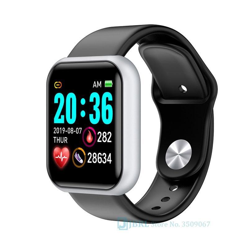 Luxury NEW Fashion Style Stainless Steel Smart Watch For Women and Men Electronics Sport Wrist Watch For Android IOS Square Smartwatch Smart - SJB-DIAMOND ELITES