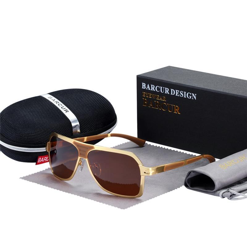 Brand Designer Driving Sunglasses for Men Polarized Sunglasses Men in Aviation Retro Design With High Quality  Full Metal Frame  and UV400 Protection - SJB-DIAMOND ELITES