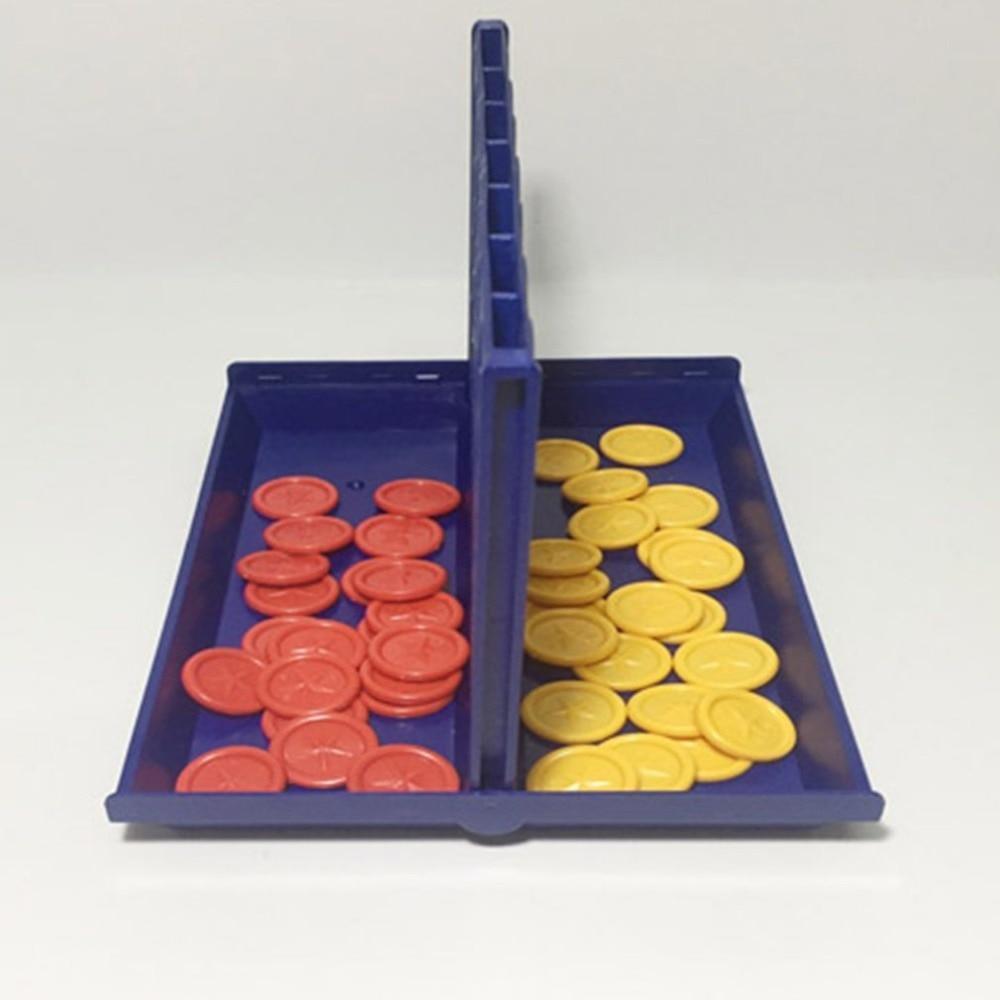 1 Set Connect 4 In A Line Board Game Foldable Children's Educational Toys for Kid Sports Entertainment Gifts For Kids Birthday - SJB-DIAMOND ELITES