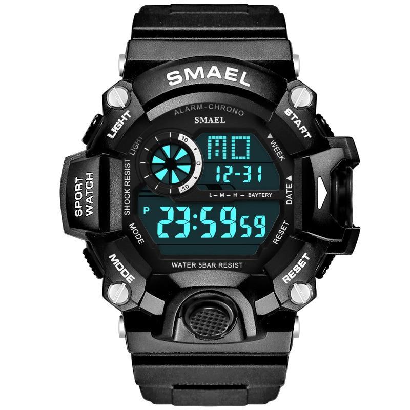 Digital Mens  Sports Waterproof 50 M Watches With Auto Date relogio masculino  Army Military Sports Unisex Watch - SJB-DIAMOND ELITES