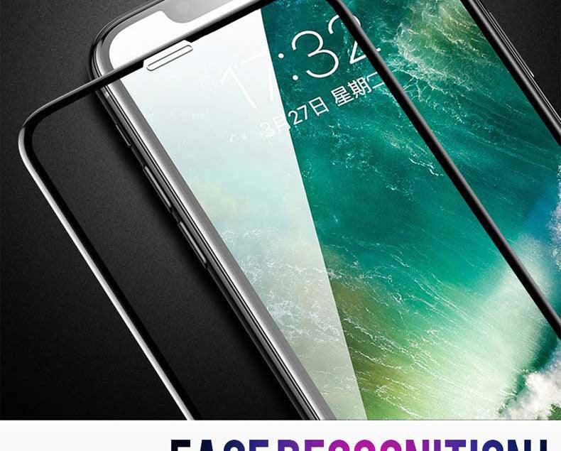 2000D Curved Edge Tempered Glass For iPhone SE 2020 6 6S 7 8 Plus Full Cover Glass on iPhone 11 Pro XS Max X XR Screen Protector Screen Protector No Side Bezel Easy Installation Frame 3X Stronger Screen Protector Stevvex