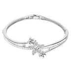 Rose Gold Stainless Steel Bracelets & Bangles Female Heart Forever Love Charm Bracelet For Women - SJB-DIAMOND ELITES