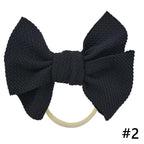 Headband Bow Girl Headbands Nylon Elastic Hair Accessories Photography Props For Baby Girls In Elegant Design