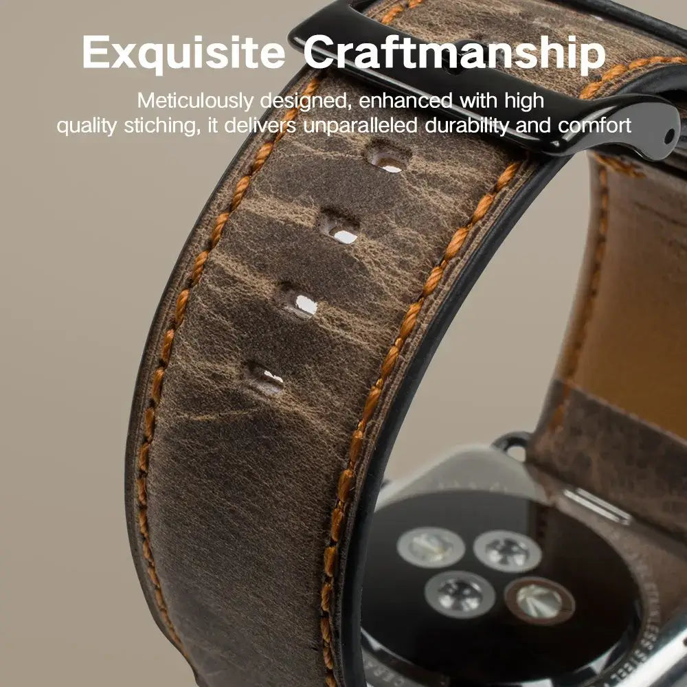 Apple Watch Leather Strap - Premium Durable Fashion Band - SJB-DIAMOND ELITES