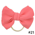 Headband Bow Girl Headbands Nylon Elastic Hair Accessories Photography Props For Baby Girls In Elegant Design