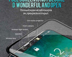 2000D Curved Edge Tempered Glass For iPhone SE 2020 6 6S 7 8 Plus Full Cover Glass on iPhone 11 Pro XS Max X XR Screen Protector Screen Protector No Side Bezel Easy Installation Frame 3X Stronger Screen Protector Stevvex