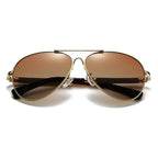 High Quality TR90 Luxury Modern Men Polarized Sunglasses In Aviation Pilot Famous Style with  UV400 Protection and Miror Glasses - SJB-DIAMOND ELITES