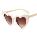 Elegant Retro  Love Heart Sunglasses Women Big Frame Personality Sunglasses Fashion Cute Retro Cat Eye Vintage Sunglasses  For Women and Girl - SJB-DIAMOND ELITES