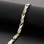 Elegant Modern Twisted New Luxury Amazing Healthy Magnetic Fashion Bracelet For Women and Man - SJB-DIAMOND ELITES