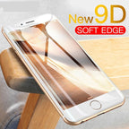 Curved Edge Tempered Glass For iPhone 12 11 Pro Xr X Xs Max Screen Protector For iPhone 6 6s 7 8 Plus SE 2020 Protective Film  Real Premium Tempered Glass Film Screen Protector for Iphone Stevvex