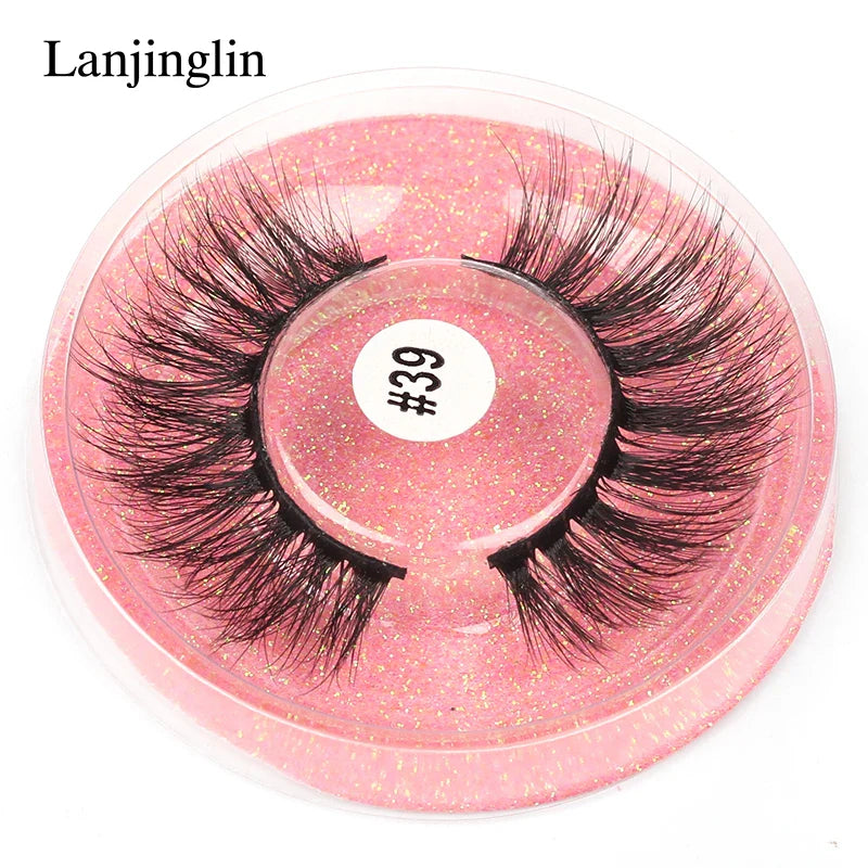 4/100 Pairs Wholesale Fake Lashes 3D Mink Eyelashes Fluffy Dramatic Lashes Cruelty Free False Eye lashes Makeup Tools maquillaje Lootquake LLC