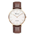 Luxury Elegant Unisex Strap Style Quartz Women and Men Watch Top Brand Watches Fashion Casual Fashion Wrist Watch 2020 Fashion Watches