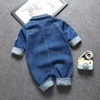Modern Baby Newborn Jeans Style Romper and Jumpsuit Cartoon Jumpsuit Baby Boy Clothes