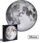 1000pcs Modern Round Puzzles Toys Puzzles Educational Toys Puzzles For Adults Interesting Goods Learning And Education Moon and Planets Puzzles - SJB-DIAMOND ELITES