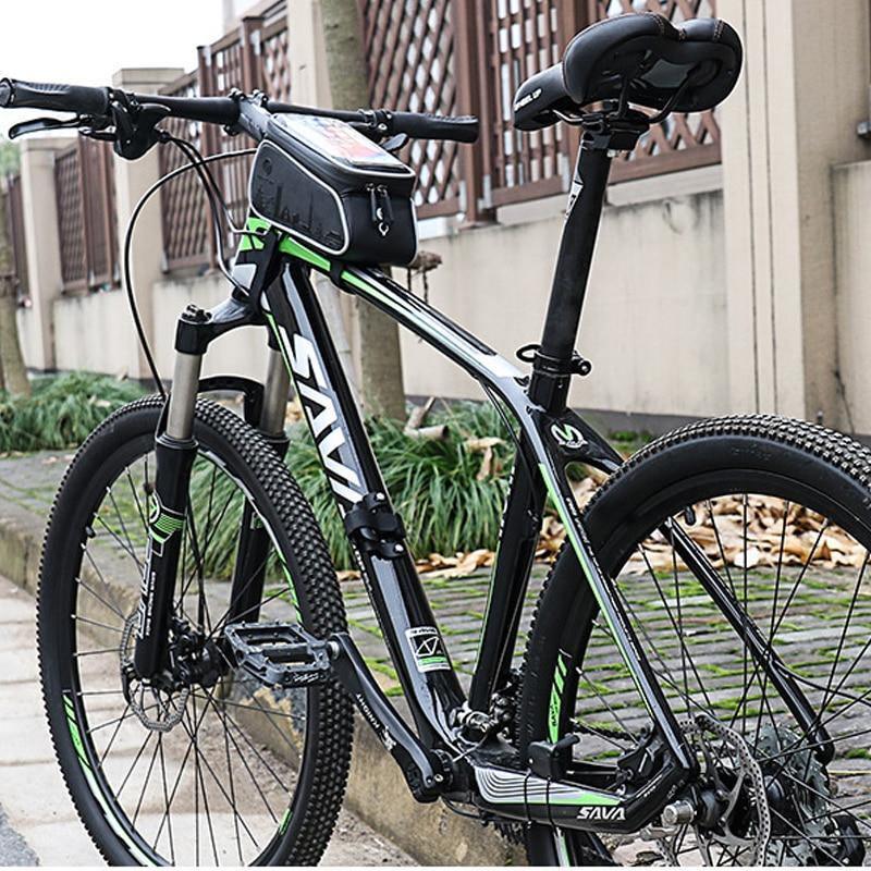 Black Waterproof Bicycle Phone Holder Bag Accessories Mobile Phone Stand Case For Bike