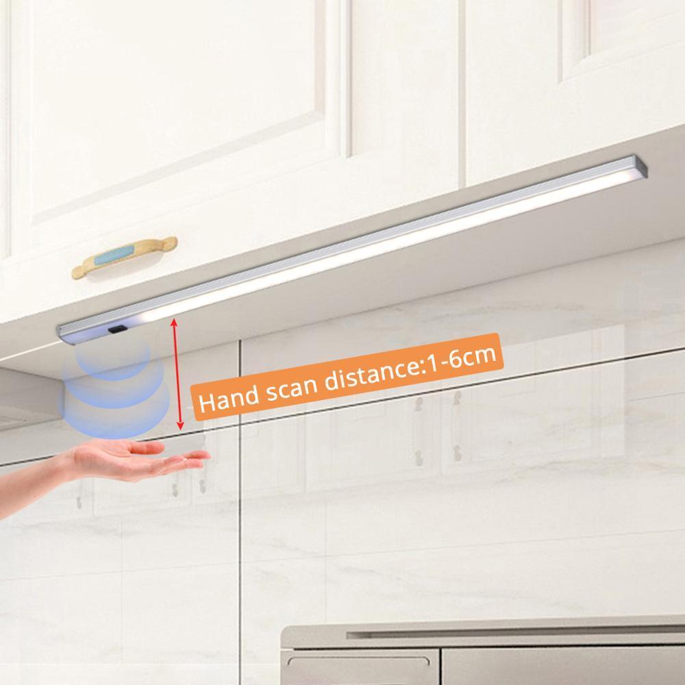 STEVVEX USB Powered Smart LED Kitchen Light with  Hand Sweep Sensor Lamp High Brightness Back light for Cabinet Wardrobes Drawer . - SJB-DIAMOND ELITES