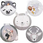Creative Elephant Design Baby Play Mat  Round Carpet Cotton Animal Play Mat Newborn Infant Crawling Carpet For Baby Kids