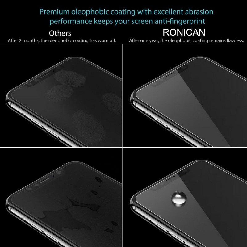 10 Pieces Tempered Glass For iPhone 11 Pro Max 6 6s 7 8 Plus 5 5s SE 2020 Screen Protector Film For iPhone 12 Pro X XS Max XR 4s Shatterproof Tempered Glass for iPhone Stevvex