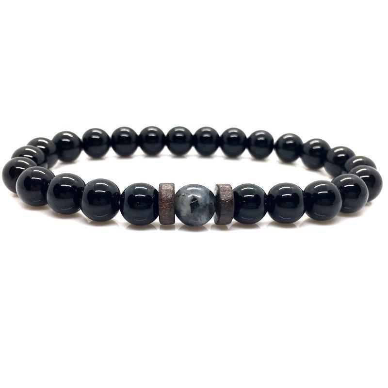 Lava Stone Men Wrist  Bracelet Natural Moonstone Bead Tibetan  Chakra Diffuser Bracelets For Men Jewelry Cool Gifts - SJB-DIAMOND ELITES