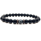 Lava Stone Men Wrist  Bracelet Natural Moonstone Bead Tibetan  Chakra Diffuser Bracelets For Men Jewelry Cool Gifts - SJB-DIAMOND ELITES