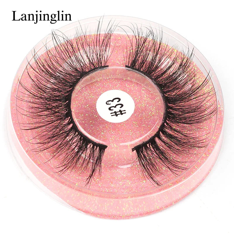 4/100 Pairs Wholesale Fake Lashes 3D Mink Eyelashes Fluffy Dramatic Lashes Cruelty Free False Eye lashes Makeup Tools maquillaje Lootquake LLC