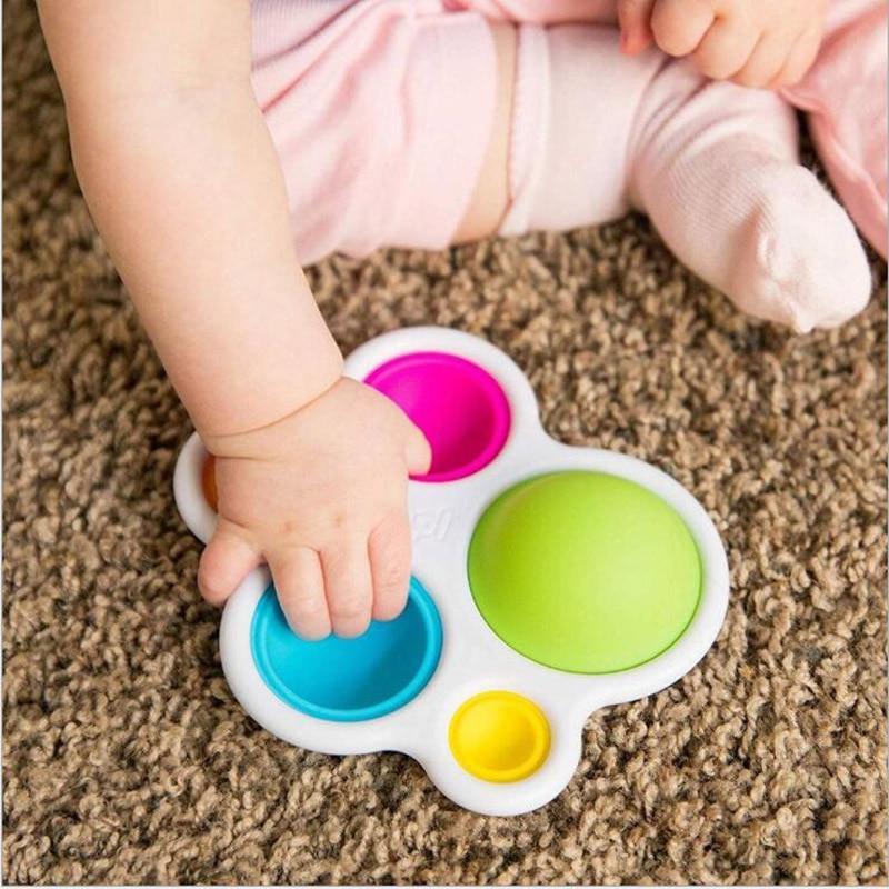 Baby Board Exercise Toys Rattle Puzzle Toys Colorful Intelligence Development Board Early Educational Board Toys For Baby Kids (Colorful) - SJB-DIAMOND ELITES